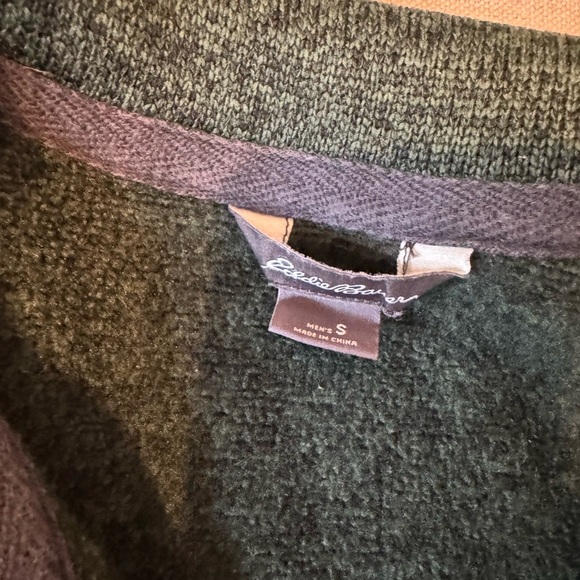 Eddie Bauer Fleece Green Pullover Sweater - Picture 3 of 7